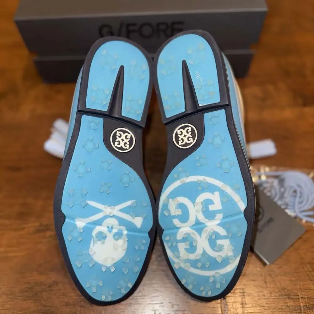 G/FORE Women's Tassel Tuxedo Gallivanter Golf Shoes - Snow/Cielo Size 6